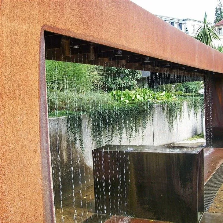 front yard fountain